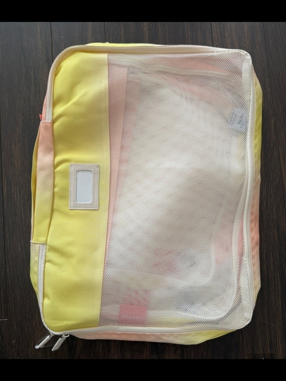 Calpak Coral and Lemon Travel Accessory Strap